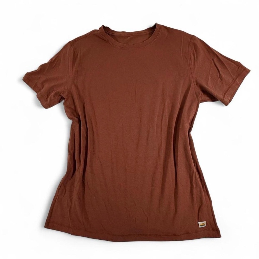 Vuori Strato Copper Heather Tech Tee Men's XL Performance Short Sleeve V101